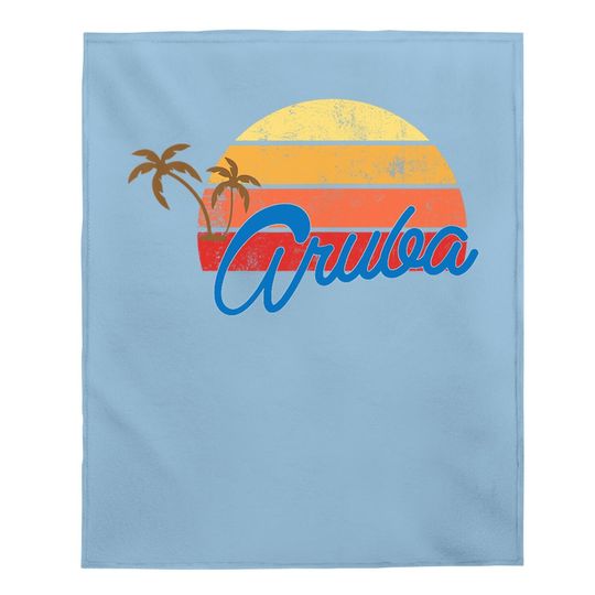 Aruba Vintage Baby Blanket