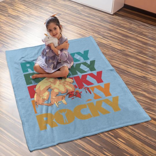 Rocky 70's Colors Baby Blanket