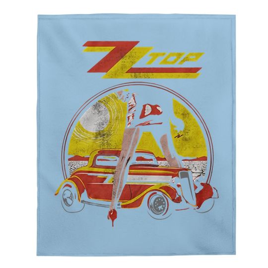 Zz Top Legs Fitted Jersey Baby Blanket