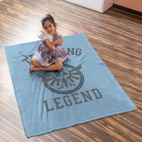 Nintendo Zelda Training To Be A Legend Badge Graphic Baby Blanket