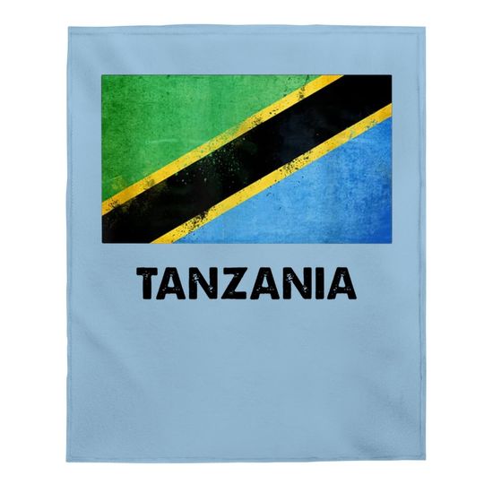 Tanzania Flag Baby Blanket | Tanzanian Baby Blanket