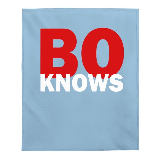 Bo Knows Baby Blanket Baby Blanket