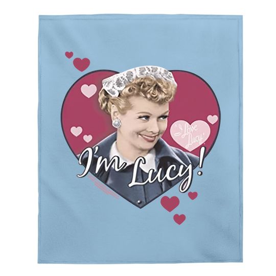 I Love Lucy 50's Tv Series I'm Lucy Adult Baby Blanket