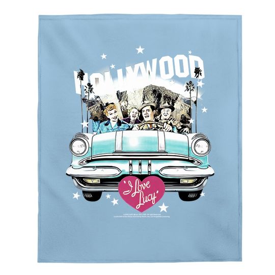 Trevco I Love Lucy Short Sleeve Baby Blanket