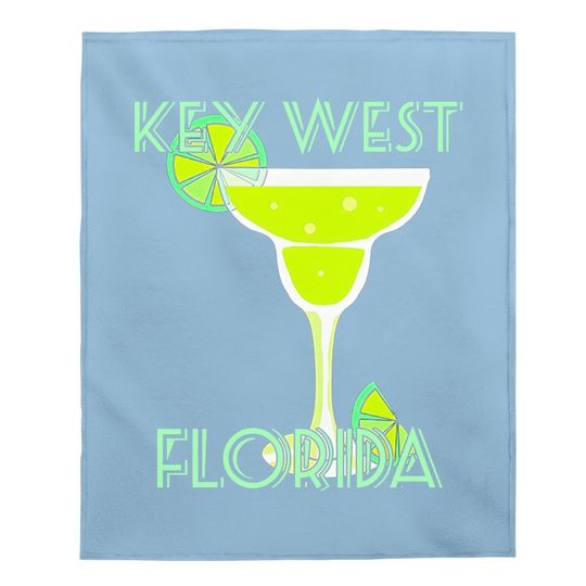 Key West Florida Margarita Cocktail With Lime Premium Baby Blanket