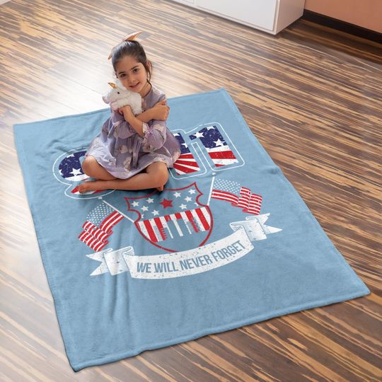 Patriot Day Baby Blanket
