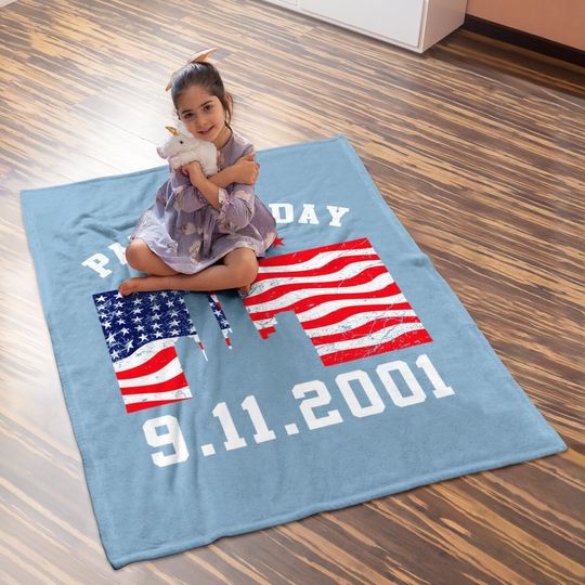 9-11 Patriot Day Baby Blanket