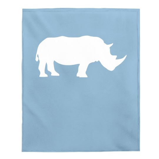 Rhino Baby Blanket