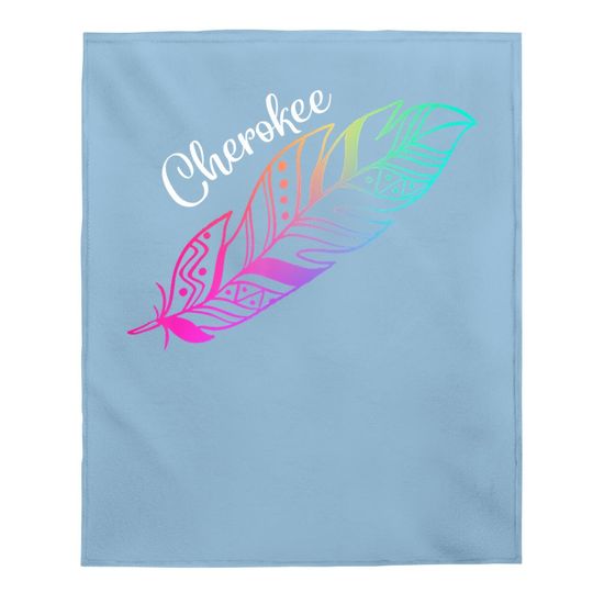 Feather Baby Blanket Native American Cherokee Tribe Baby Blanket
