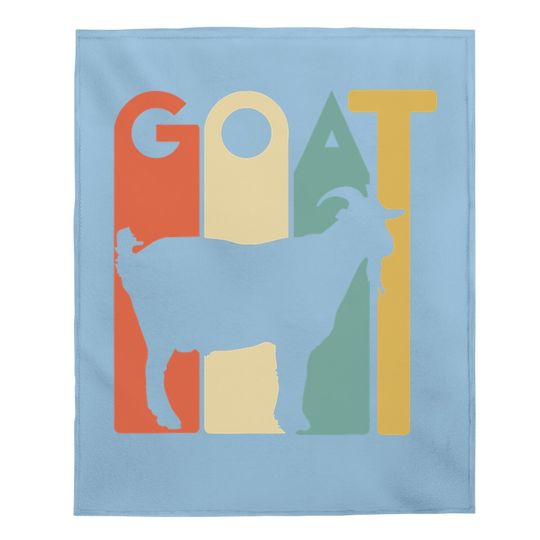 Retro Vintage Goat Baby Blanket