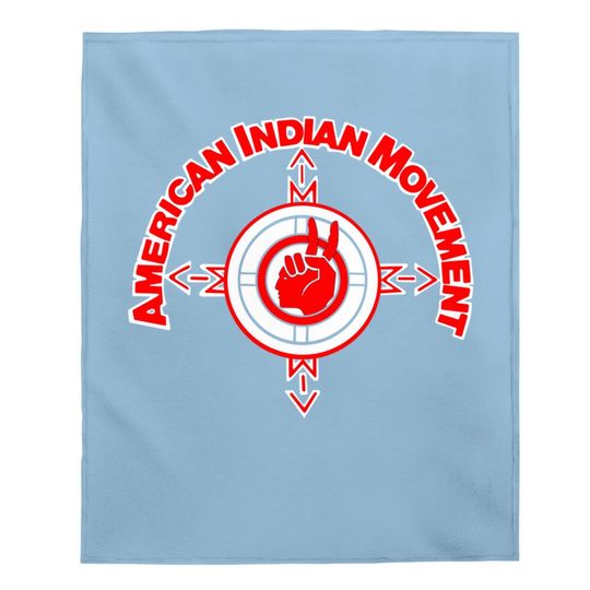 American Indian Movement Baby Blanket