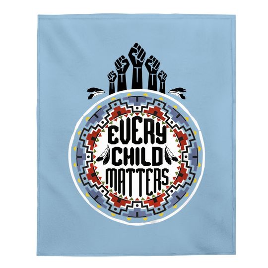 Every Child Matters Indigenous People Orange Day Baby Blanket