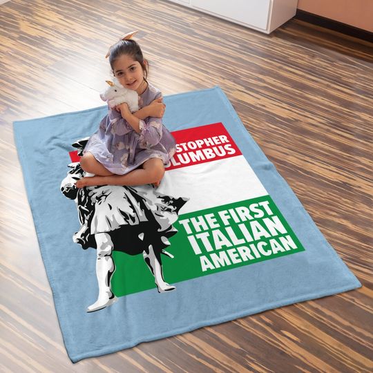 Save Columbus Day Baby Blanket
