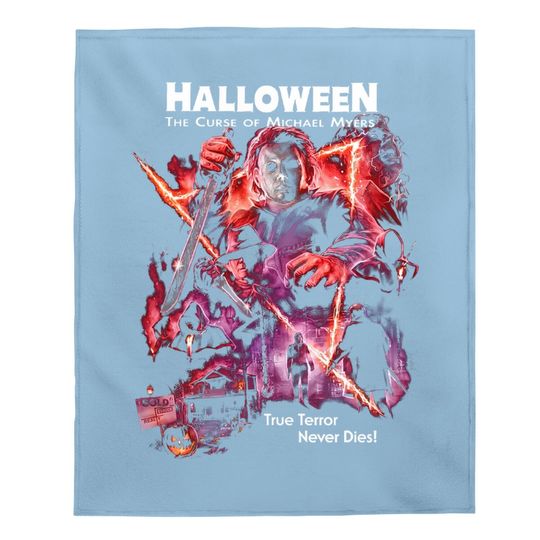 Halloween Horror Movie The Curse Of Michael Myers Baby Blanket