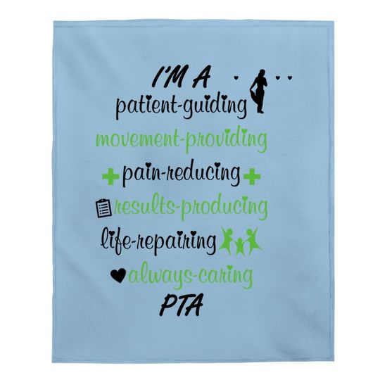 Physical Therapist Assistant Baby Blanket