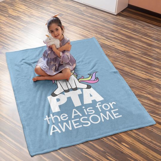Pta Unicorn For Physical Therapist Pt Assistant Baby Blanket