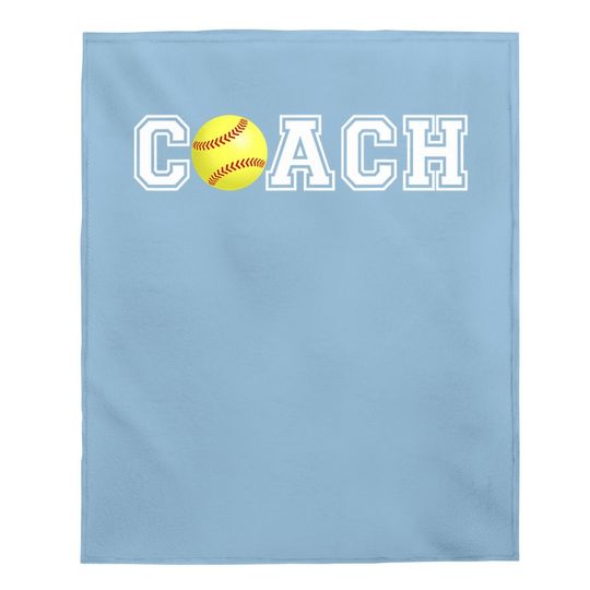 Softball Coach Athletic Sports Classic Baby Blanket