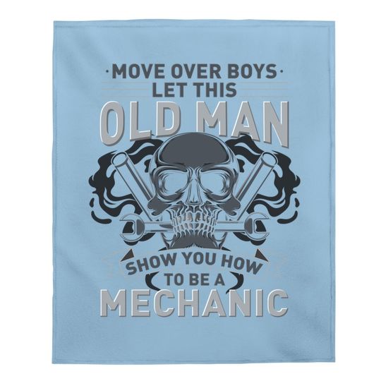 Mechanic Baby Blanket - Auto Mechanic Baby Blanket