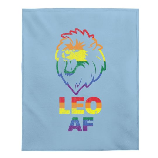 Leo Af Lion Lgbt Baby Blanket