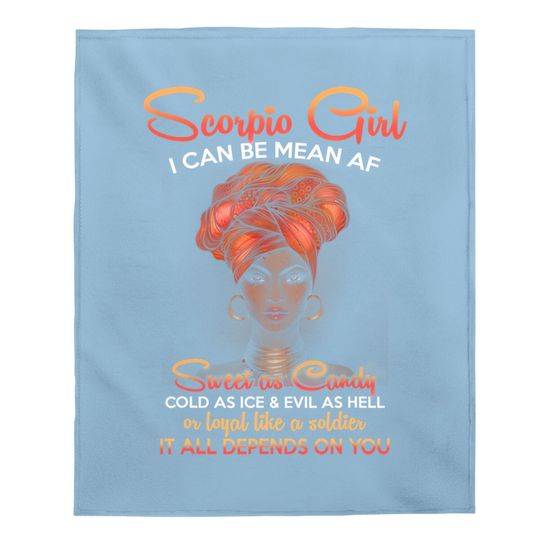 Scorpio Queens Are Born In October 23 November 21 Baby Blanket