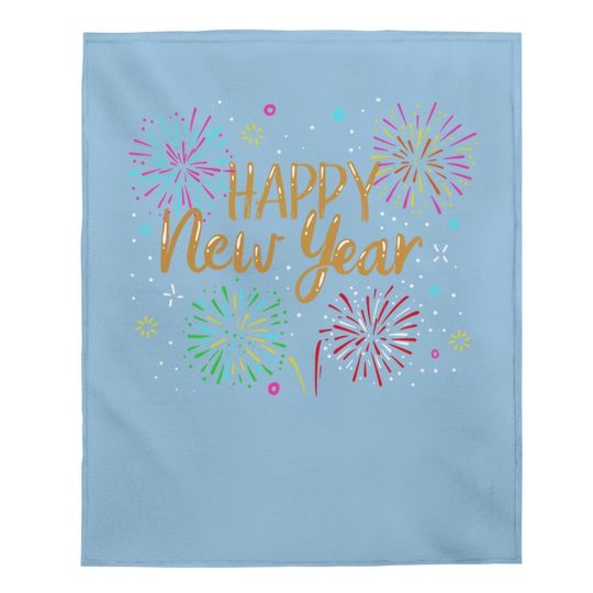 New Years Eve Party Supplies Nye 2021 Happy New Year Baby Blanket