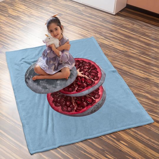 Pomegranate Moon Baby Blanket