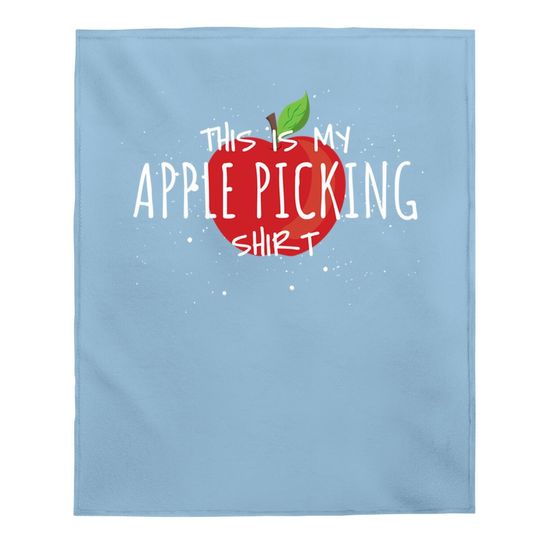 Apple Picking Season Inspired Baby Blanket