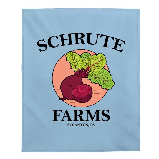Schrute Farms Beets Office Parody Original Design Baby Blanket