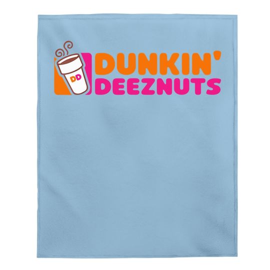 Dunkin Deez Nuts Baby Blanket