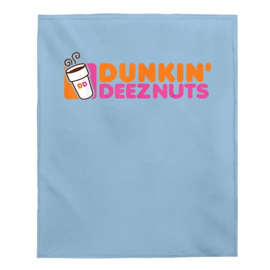 Dunkin Deez Nuts Baby Blanket
