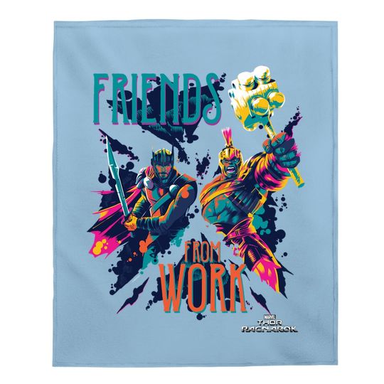 Marvel Thor Ragnarok Working Friends Neon Blast Baby Blanket