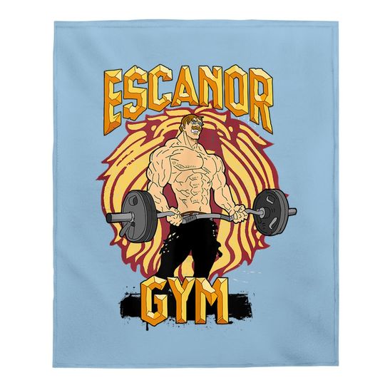 Bodybuilding Escanor Gym Pride Baby Blanket