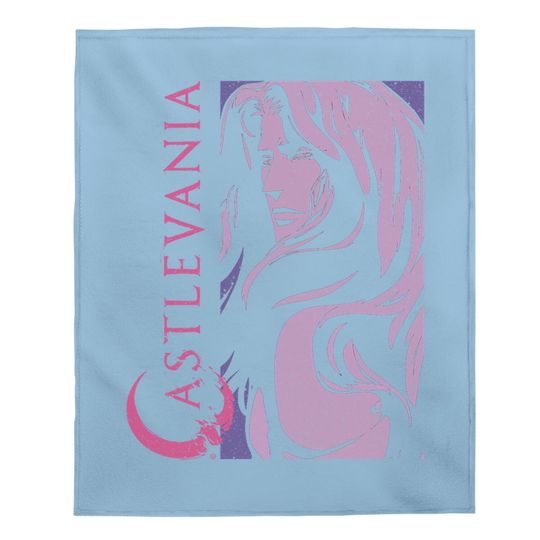 Castlevania Alucard Dark Portrait Baby Blanket
