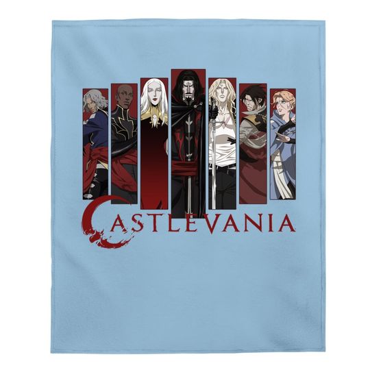 Castlevania Character Panels Baby Blanket