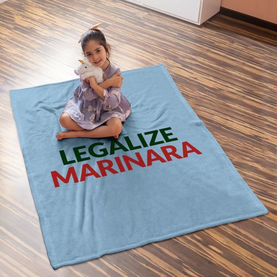 Legalize Marinara Italian Yomato Sauce Baby Blanket