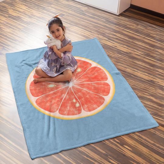 Citrus Grapefruit Fruit Costume Baby Blanket