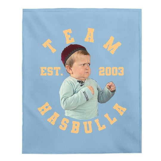 Team Hasbulla Est 2003 Meme Baby Blanket