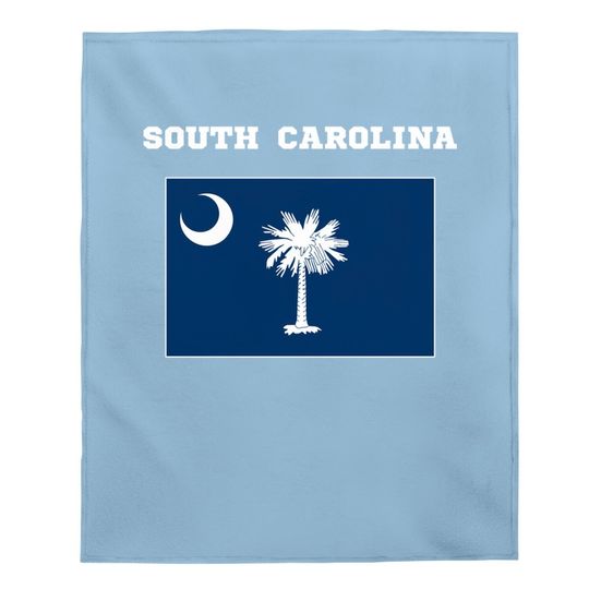South Carolina Baby Blanket Flag Baby Blanket