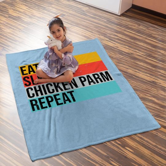 Italian Foodie Parmesan Design For Chicken Parm Lovers Baby Blanket