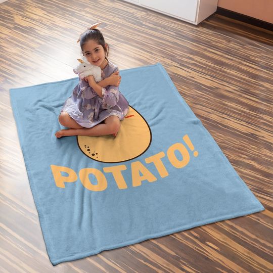 Cute Potato Smiling Baby Blanket Baby Blanket