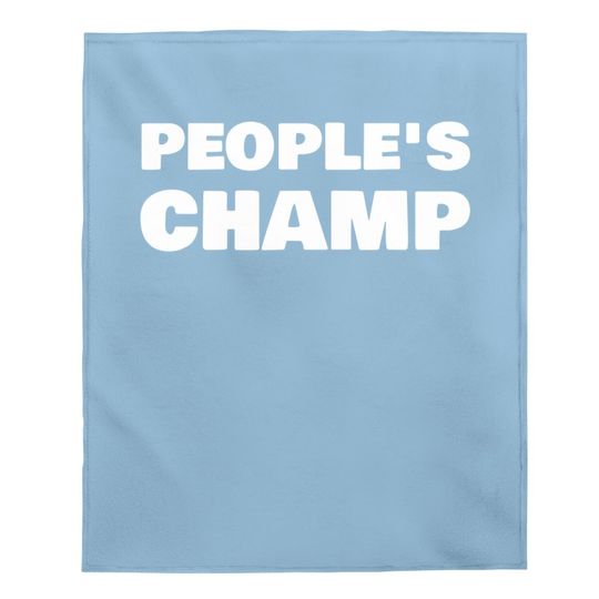 People's Champ Inspirational Novelty Gift Baby Blanket