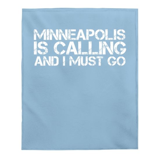 Minneapolis Minnesota Baby Blanket