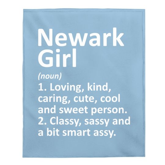 Newark New Jersey Baby Blanket