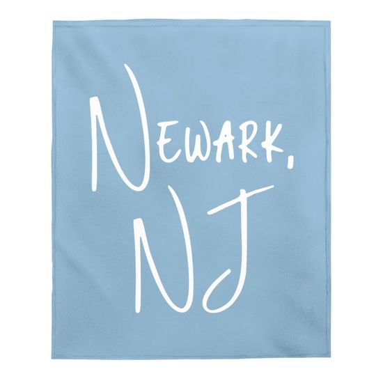 Newark New Jersey Usa American City Baby Blanket