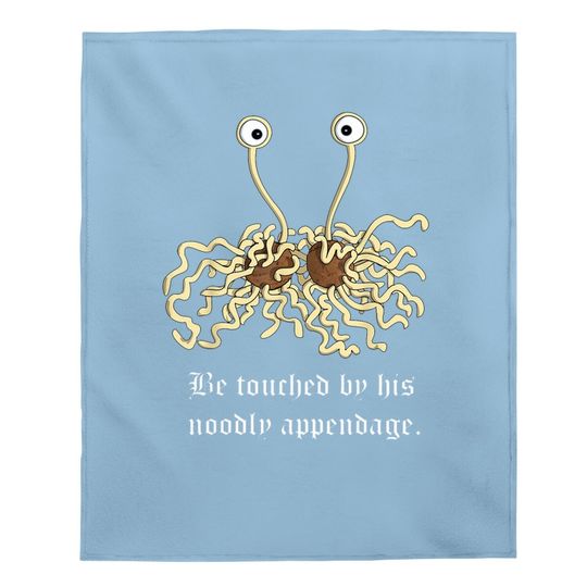 Flying Spaghetti Monster Pastafarian Atheist Geek Gift Baby Blanket