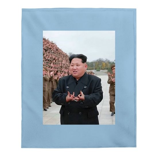 Kim Jong Un Blood Baby Blanket