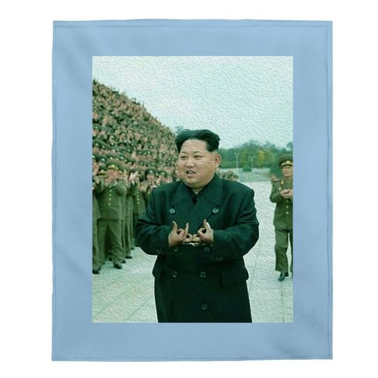 Kim Jong Un Blood Baby Blanket