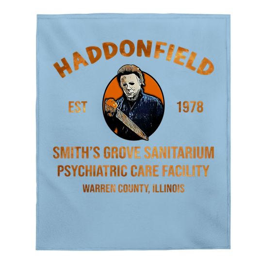 Haddonfield Est 1978 Smith's Grove Sanitarium Baby Blanket