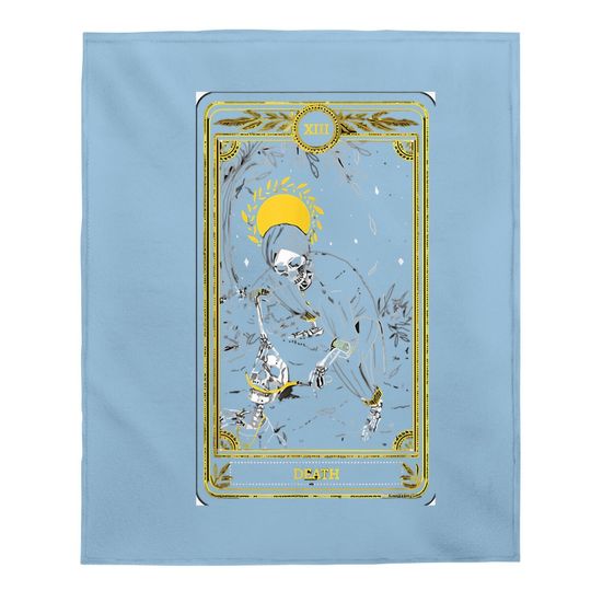 The Death Tarot Card Creepy Siren Halloween Witch Baby Blanket