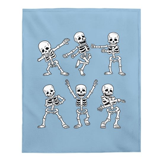 Dancing Skeletons Dance Challenge Baby Blanket